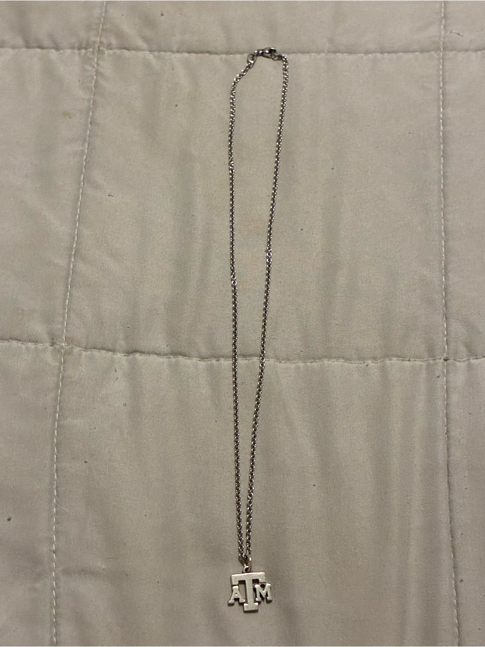 James Avery Texas A&M charm necklace